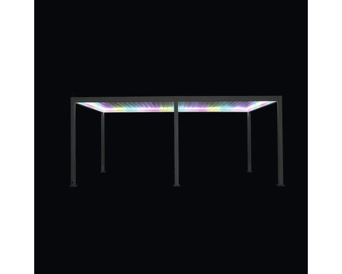 Volně stojící pergola s LED osvětlením
