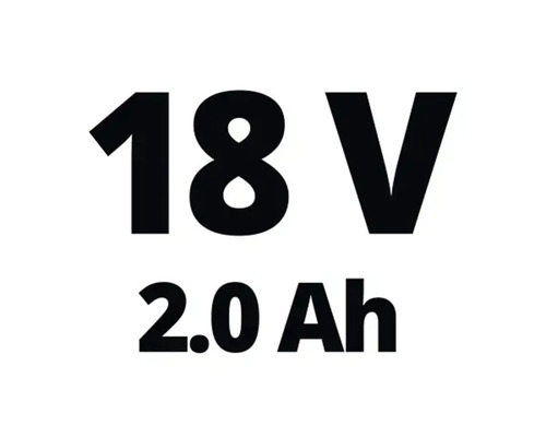 18 V 2.0 ampérhodin
