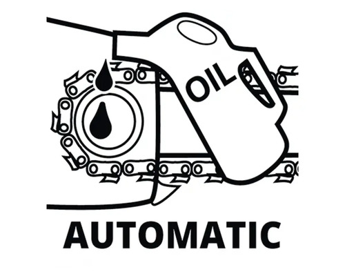Symbol automatického mazání řetězu