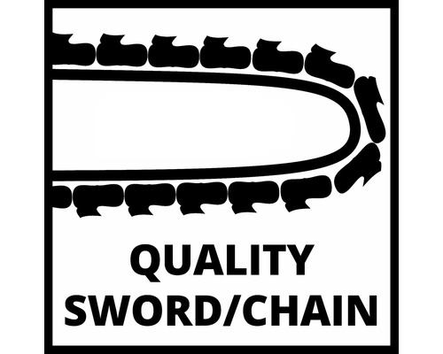 Symbol kvalitní řetězky k meči