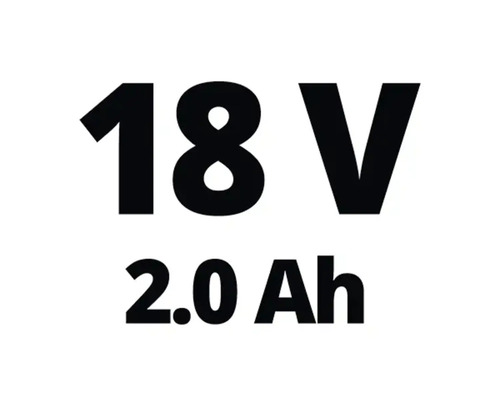 Označení 18 V 2.0 ampérhodin
