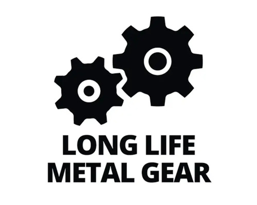 Symbol dlouhé životnosti kovového převodu