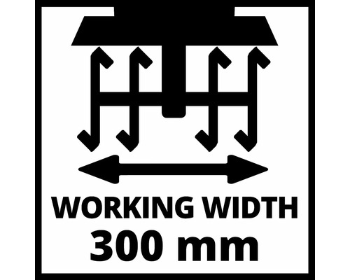 Symbol pracovní šířky 300 milimetrů
