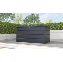 Box na polstry kovový Rojaplast MAX F 1072 l 170 x 85 x 82 cm tmavě šedý