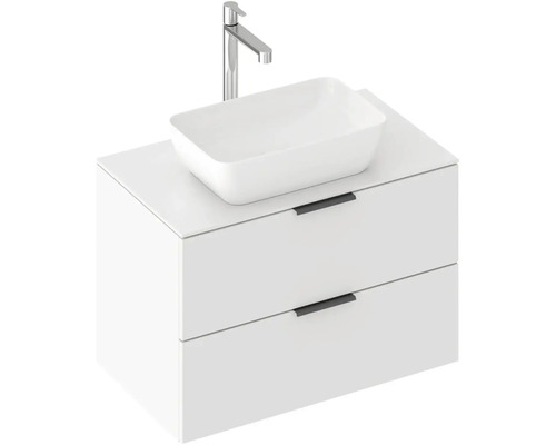 Skříňka pod umyvadlo s umyvadlem na desku a baterií