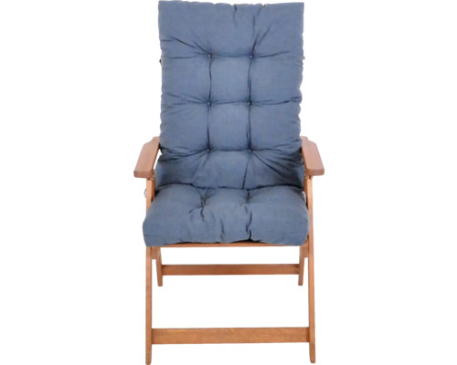 Zahradní židle s polstrovanou podložkou pro pohodlné venkovní sezení