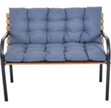 Poduška na lavici Rojaplast PREMIUM 150 x 45 x 8 cm tmavě šedá