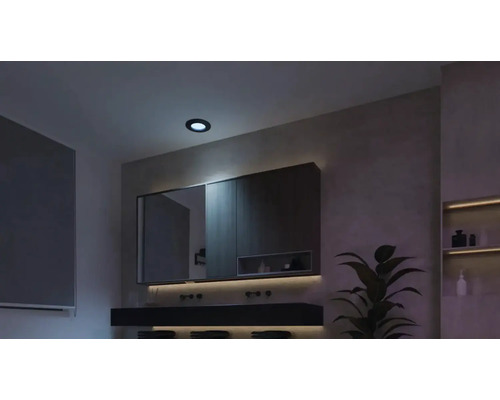 LED stropní svítidlo Philips HUE 8720169264793 Slim IP44 8.3W 1000 lm 2000-6500 K černé kompatibilní se SMART HOME by hornbach LED stropní svítidlo Philips HUE 8720169264793 Slim IP44 8.3W 1000 lm 2000-6500 K černé kompatibilní se SMART HOME by hornbach