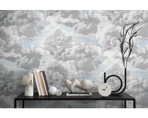Tapeta s motivem oblaků v interiéru