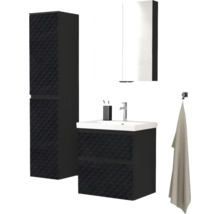 Zrcadlová skříňka bez osvětlení Jungborn TRENTA 60 x 14,4 x 72 cm černá matná