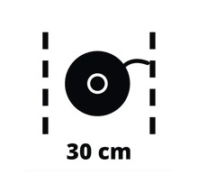 Symbol pro šířku záběru 30 centimetrů