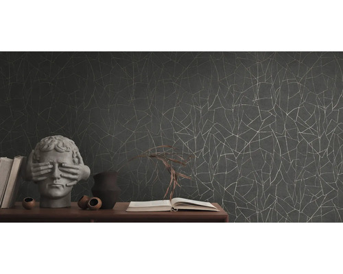 Dekorativní tapeta s grafickým vzorem v interiéru