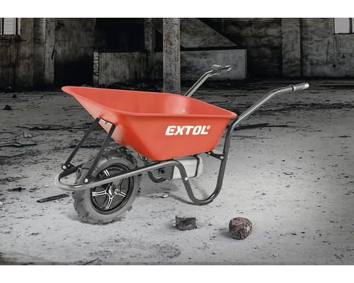 Červený kolečko s logem Extol