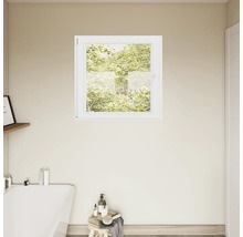 Plastové okno ARON 2.0 OS1 zlatý dub/bílá 90x90 cm L