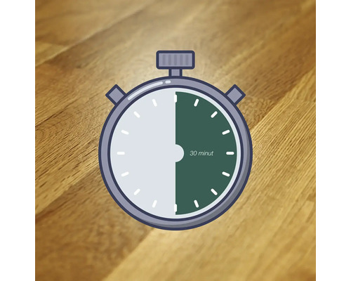 Symbolický obrázek stopek ukazujících 30 minut