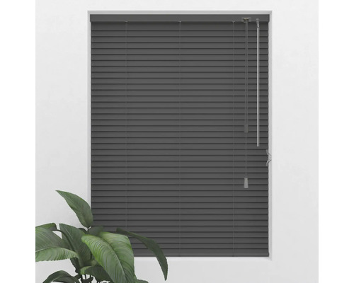 Zavřená žaluzie na okně s ovládacím řetízkem