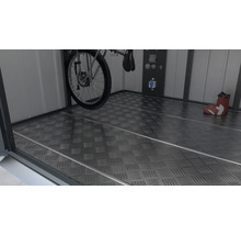 Zahradní domek Konsta Premium 6,4m2 s pultovou střechou 239x269 cm černý