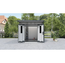 Zahradní domek Konsta Premium 6,4m2 s pultovou střechou 239x269 cm černý