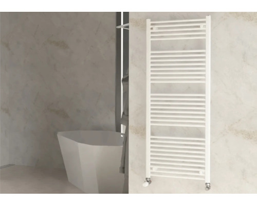 Designové topné těleso Rotheigner 1500 x 600 x 30 mm připojení 1/2" dole oboustranně Koupelna s vanou a topným žebříkem
