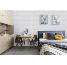 Samolepicí PVC panel 0015 bílý 60 x 30 cm balení 4 ks