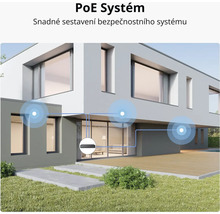PoE systém na domě pro snadnou instalaci bezpečnostního systému.