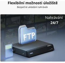 Rekordér Reelink s FTP složkou a SD kartou pro flexibilní možnosti ukládání