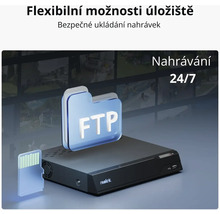 Síťový rekordér Reolink s paměťovou kartou a složkou FTP