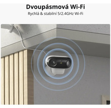 Bezpečnostní kamera s duálním pásmem Wi-Fi pro bezdrátový přenos videa