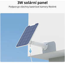 Solární panel 3 W pro napájení kamer s bateriovým provozem