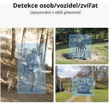 Detekce osob, vozidel a zvířat