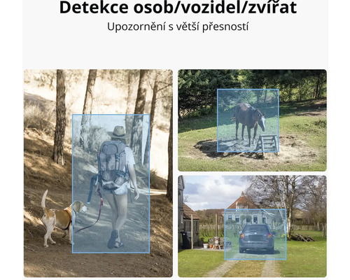 Detekce osob, vozidel a zvířat