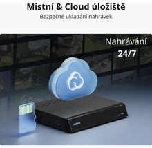 Záznamník Reelink s cloudovým úložištěm a paměťovou kartou pro videozáznamy