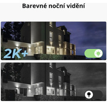 Ukázka barevného nočního vidění bezpečnostní kamery