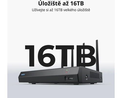Síťový videorekordér Reolink s úložištěm 16 terabajtů