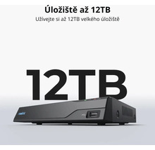 Síťový videorekordér Reolink s úložištěm 12 TB