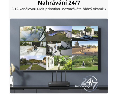 Monitorovací systém s bezpečnostní kamerou a záznamovým zařízením pro video dohled