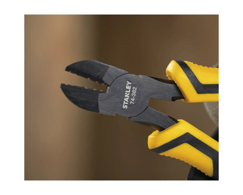 Boční štípací kleště Stanley se žlutou rukojetí