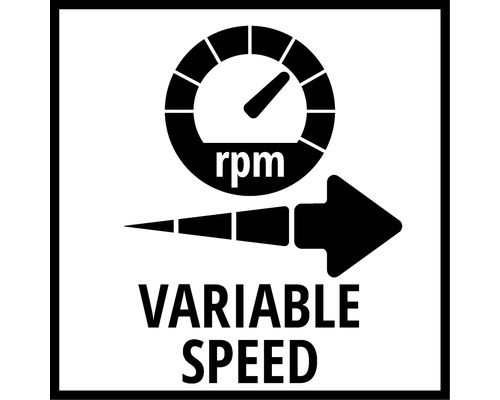 Symbol pro nastavení proměnlivé rychlosti.