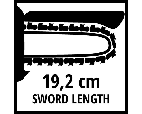 Délka meče 19,2 cm