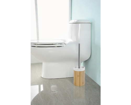 Toaleta a WC štětka z bambusu