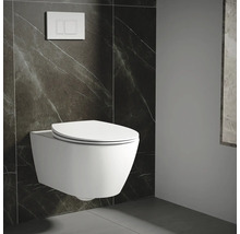 Závěsné WC s ovládacím panelem v koupelně