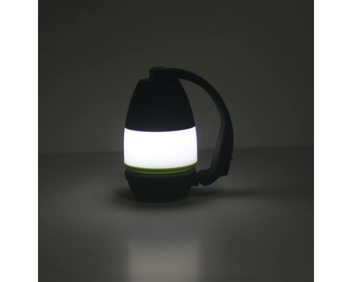 Svítící kempingová lampa s rukojetí