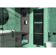 Koupelnový radiátor Rotheigner SWING-M 1810 x 595 mm matně černý přípojka uprostřed dole