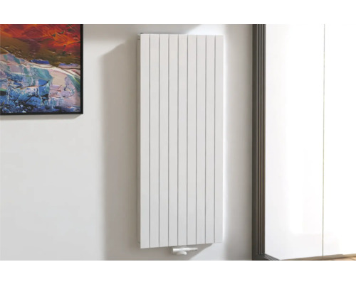 Designové topné těleso ROTHEIGNER 1600 x 662 x 72 mm připojení 1 dole uprostřed Vertikální radiátor namontovaný na stěně