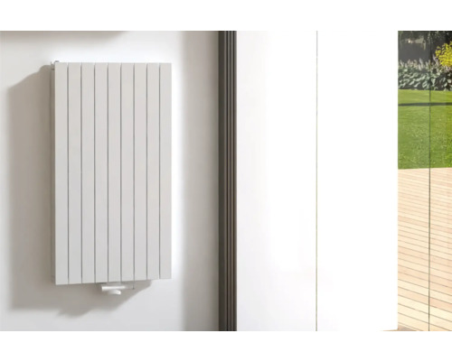 Designové topné těleso ROTHEIGNER 1200 x 662 x 72 mm připojení 1 dole uprostřed Vertikální radiátor na zdi