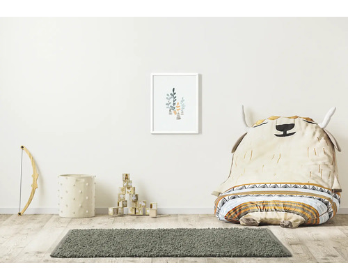 Dětský pokoj s kobercem, sedacím vakem, hračkami a dekoracemi