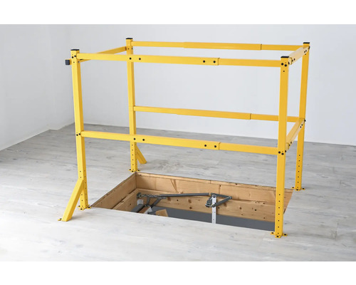 Zábradlí pro půdní schody jako ochrana proti pádu