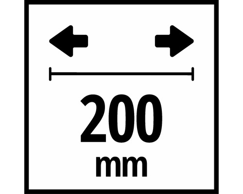 Symbol pro šířku 200 milimetrů