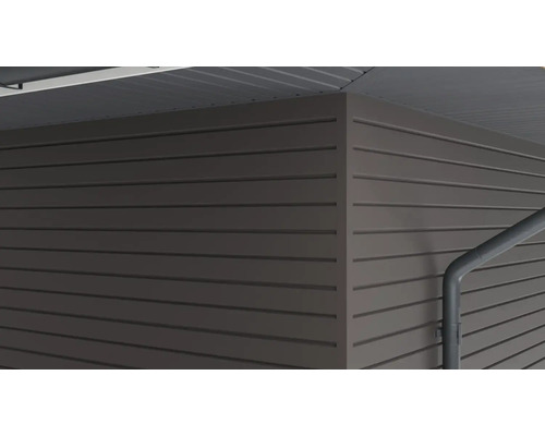 Fasádní obklad s vodorovnými profily