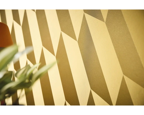 Detail nástěnné tapety s geometrickým vzorem